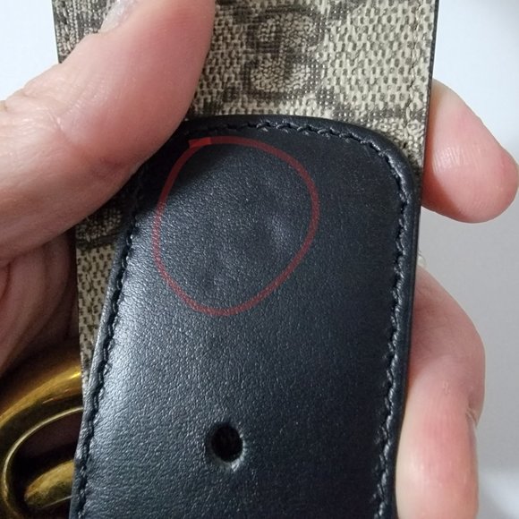 NWOT GUCCI GG belt with Double G Buckle Belt 85 34 Beige/Black